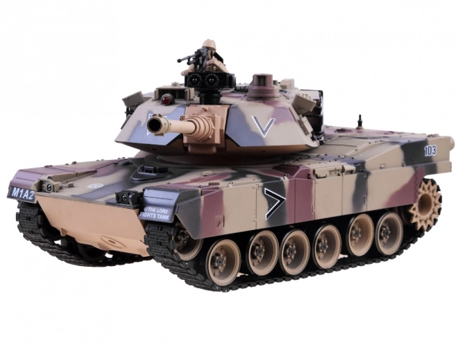 Duży zdalnie sterowany czołg US M1A2