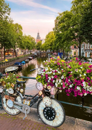 Ravensburger puzzle Kwiaty z Amsterdamu 1000 elementów