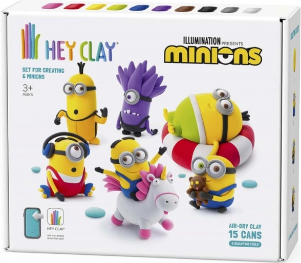 Hej Clay zestaw plastikowej masy Minions