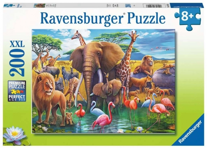 Puzzle 2D 200 elementów – dzikie zwierzęta RAVENSBURGER