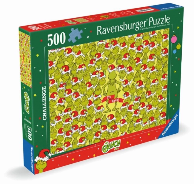 Wyzywanie Puzzle Grinch 500 kawałków Ravensburger