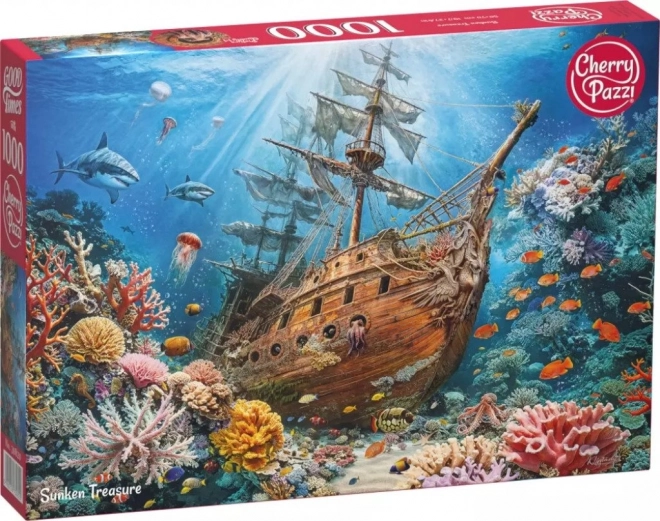 Puzzle Cherry Pazzi Zatopiony Skarb 1000 elementów