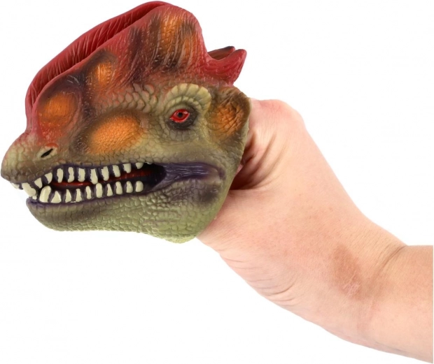 Dinozaur gumowy pacynka - 1 szt.