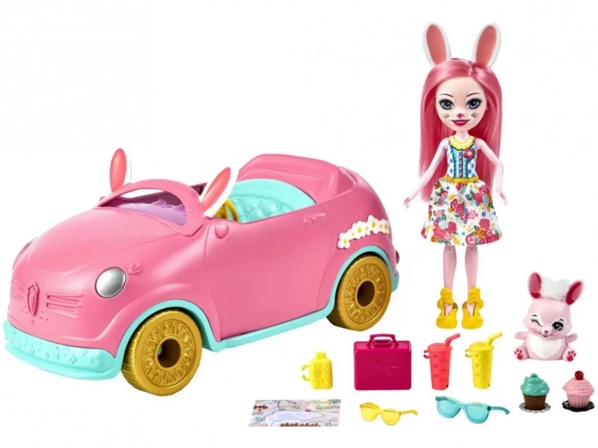 Enchantimals Króliczy wóz Bree z akcesoriami