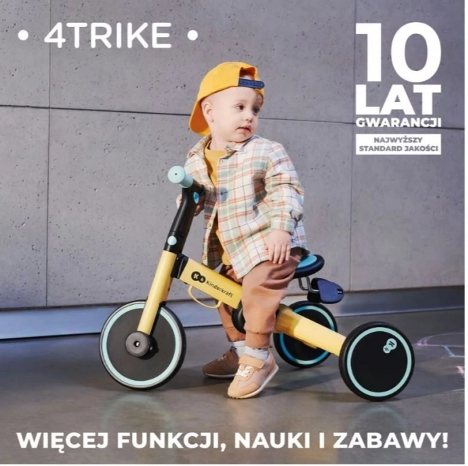 Trójkołowiec 4TRIKE SREBRNY SZARY