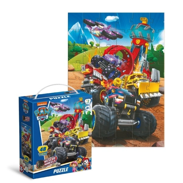 Puzzle z motywem Psi Patrol: Ratunek na kółkach