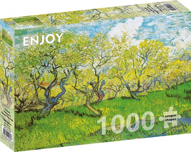 Puzzle Vincent van Gogh: Kwitnący Sad 1000 elementów