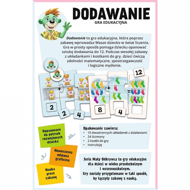Gra - Dodawanie/Mały Odkrywca Trefl