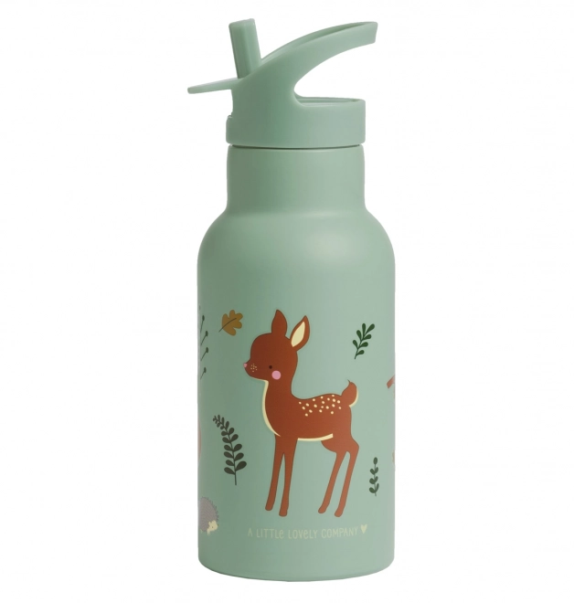 A Little Lovely Company Butelka ze stali nierdzewnej 500 ml – Kamarádi z lesa