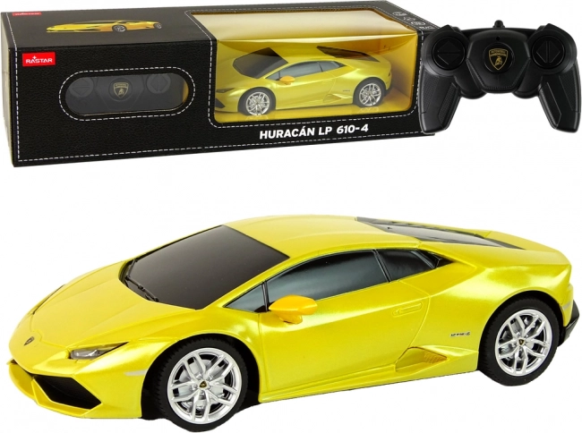 RC auto LAMBORGHINI Huracán 1:24 żółte Rastar