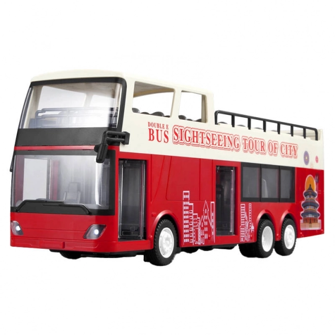 Zdalnie sterowany autobus RC 1:18 Double Eagle (czerwony) E640-003