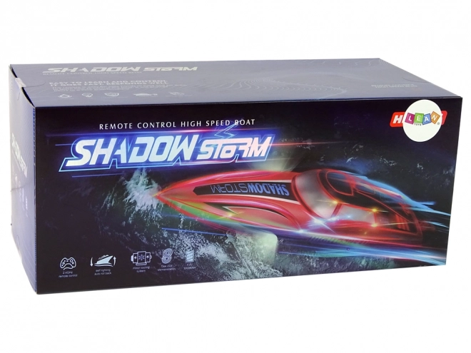 Łódź Motorowa R/C 2.4G Czerwona 20-25 km/h
