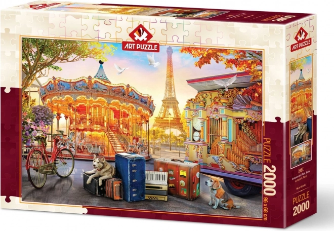 Puzzle Lunapark w Paryżu 2000 elementów
