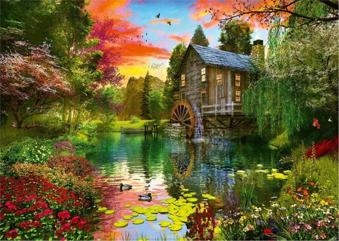 Puzzle Wodny młyn 1000 elementów