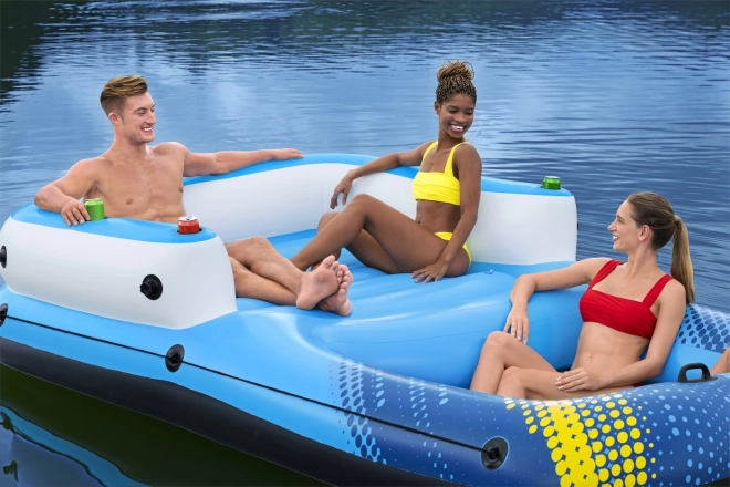 Mata powietrzna Wyspa Pływacka 320/198cm BESTWAY