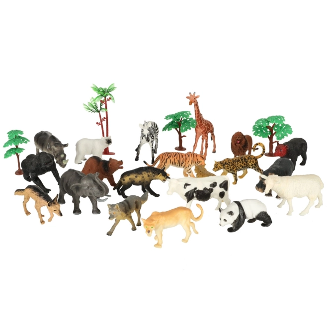 Zoo zwierzęce figurki - 51 sztuk