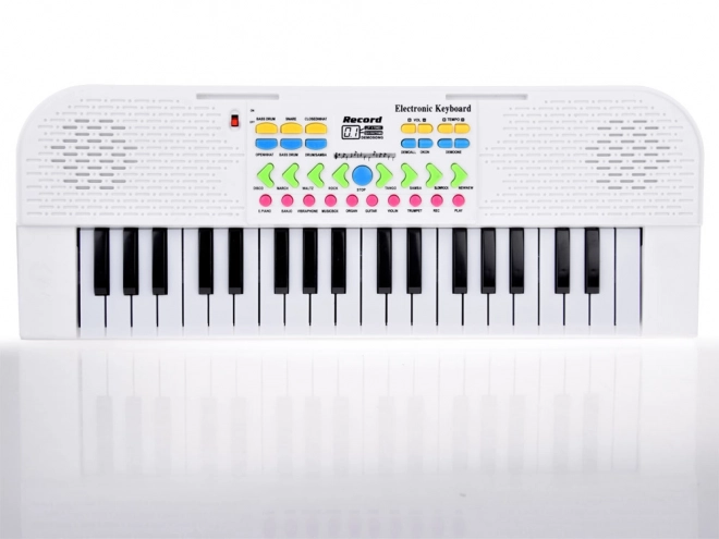 Dziecięcy mini instrument klawiszowy z mikrofonem