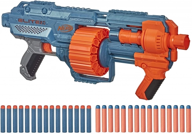 Pistole Nerf Shockwave RD-15 z pociskami