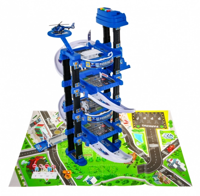 Mega wielopoziomowy parking + mata