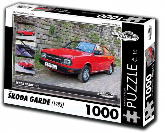 Puzzle RETRO-AUTA Škoda Garde 1983, 1000 elementów
