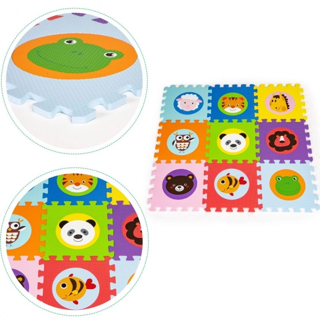 ECOTOYS Piankowe puzzle Zwierzęce główki (29x29)