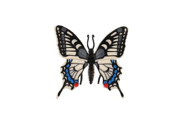 Motyl tropikalny Papilio/paź królowej zooted plastyczny 8cm w woreczku