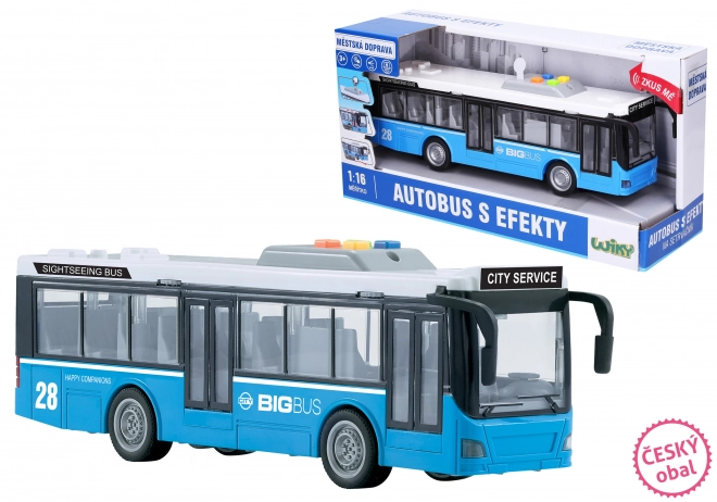 Autobus z efektami 29 cm - opakowanie czeskie