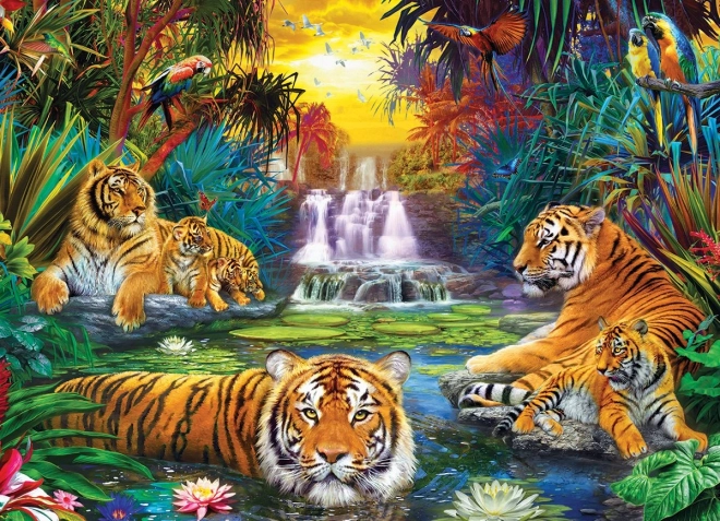 Puzzle Tygrysi raj XL 500 elementów