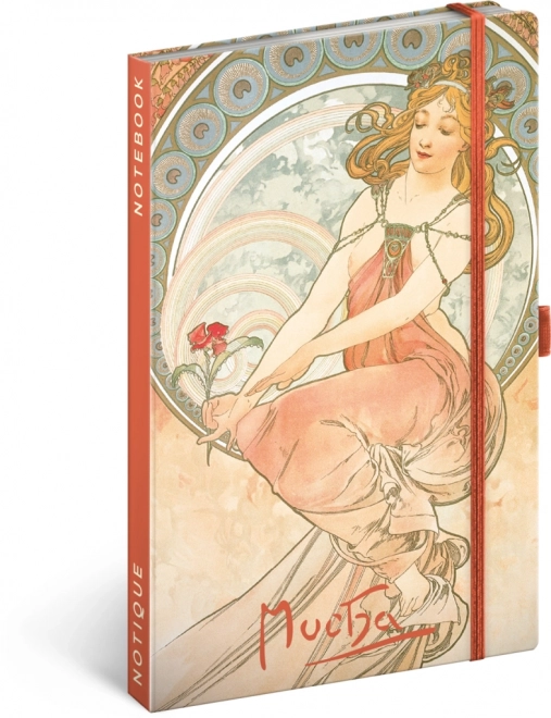 NOTIQUE Notes Alfons Mucha – Malarstwo, liniowany, 13 x 21 cm