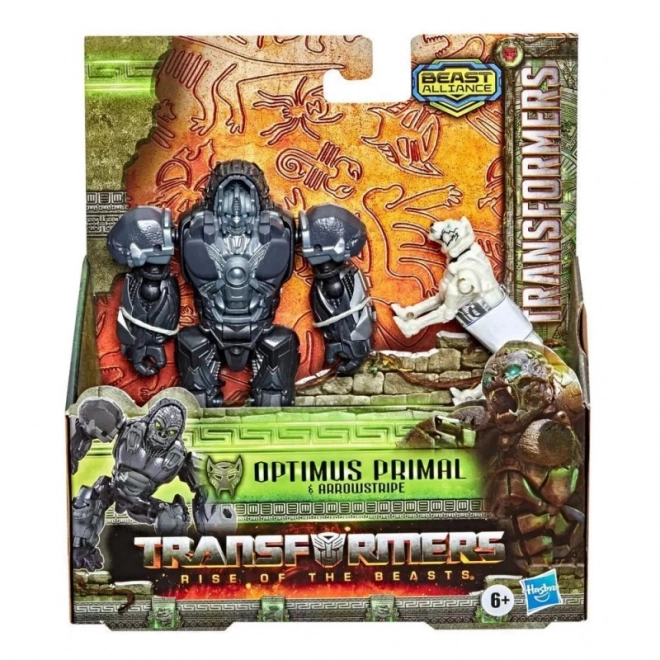 MV7 Zmieniacze Bitew 2 zestawy figurek Optimus Primal
