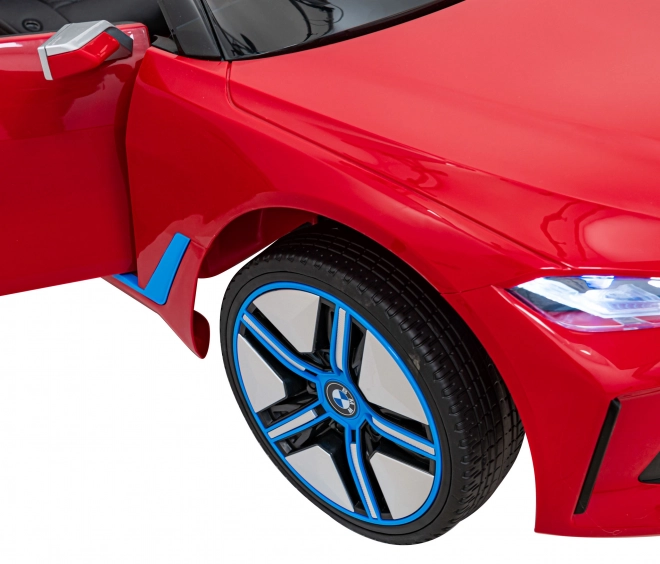 Samochód dziecięcy na baterię BMW i4 – Czerwony
