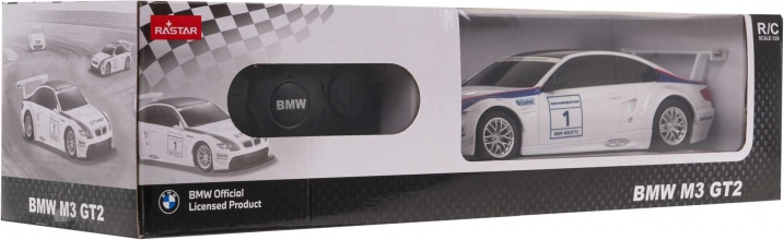 Zdalnie sterowany samochód BMW M3 1:24 (biały) od RASTAR