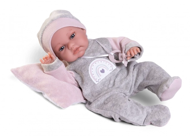 Antonio Juan 70363 TONETA - realistyczna lalka niemowlę z specjalną funkcją ruchową i miękkim materiałowym ciałem - 34 cm
