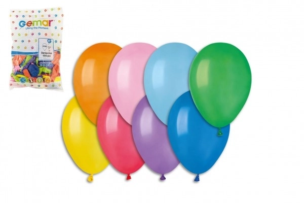 Balony do nadmuchania kolorowy mix 21 cm - 100 sztuk