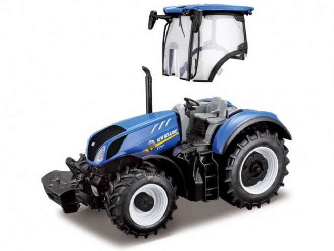 Farma Traktor New Holland z przyczepą dla koni