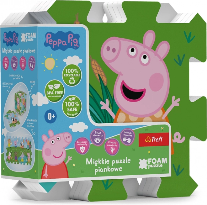 TREFL Piankowe puzzle Świnka Peppa