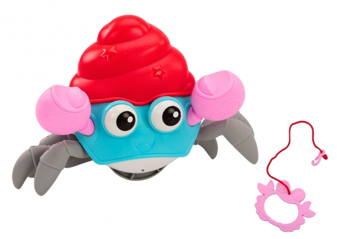 Skręcany kolorowy krab chodzący interaktywny