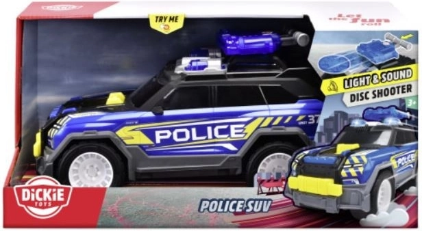 Policyjny SUV A.S. niebieski 30 cm