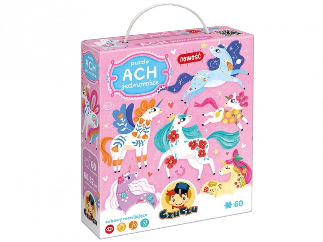 Puzzle Ach Jednorożce 60 elementów