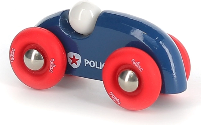 Policyjne drewniane mini auto Vilac