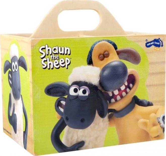 Drewniany stojak na ołówki owca Shaun firmy Small Foot