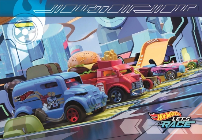CLEMENTONI Puzzle Hot Wheels 2x60 elementów