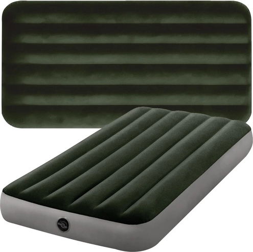 Nadmuchiwana welurowa materaca jednoosobowa INTEX Dura-Beam Fiber-Tech 191 × 99 × 25 cm