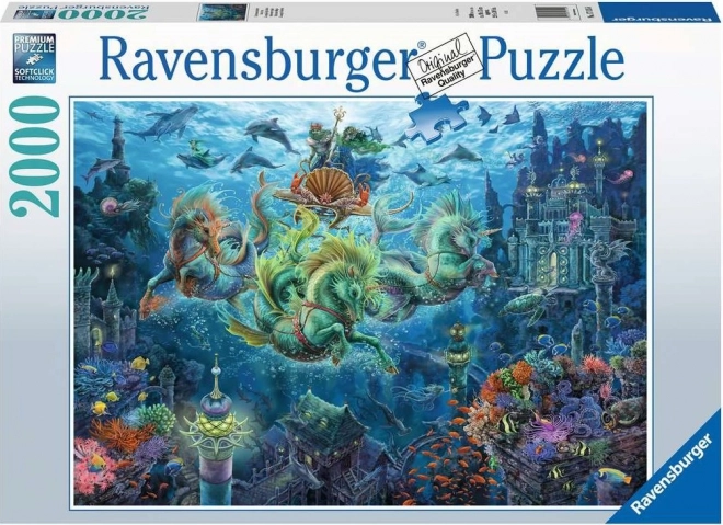 Puzzle Ravensburger Podwodne Czar 2000 Elementów