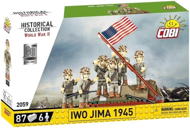 Klocki Raising the Flag on Iwo Jima 1945 - 87 elementów