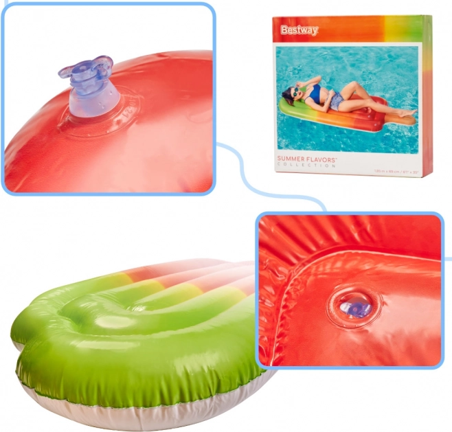 BESTWAY dmuchany materac w kształcie loda na patyku 185 × 89 cm, nośność 90 kg