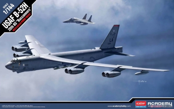 Plastikowy model bombowca USAF B-52H 20th BS Buccaneers 1/144