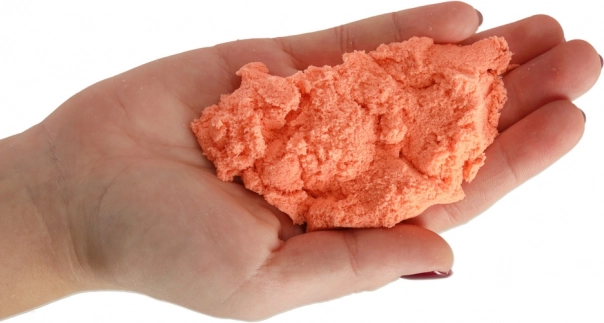 Magiczny kinetyczny piasek dla dzieci 1 kg – Pomarańczowy