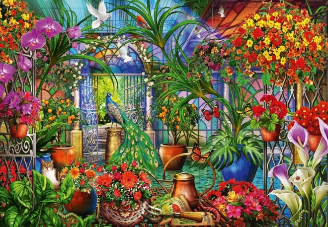Puzzle Tropikalna szklarnia 1000 elementów