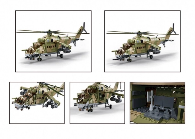 Sluban Bojowy śmigłowiec MI-24S M38-B1137